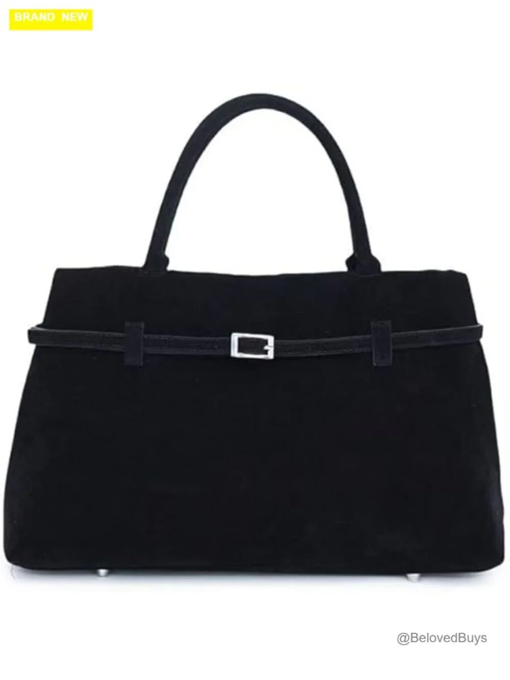 Faux Suede Large Tote Bag Shoulder Satchel Hobo Bucket Handbag